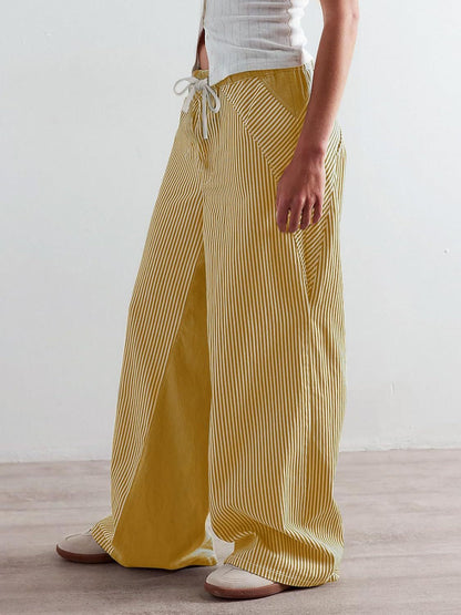 Jean large rayé Alveria