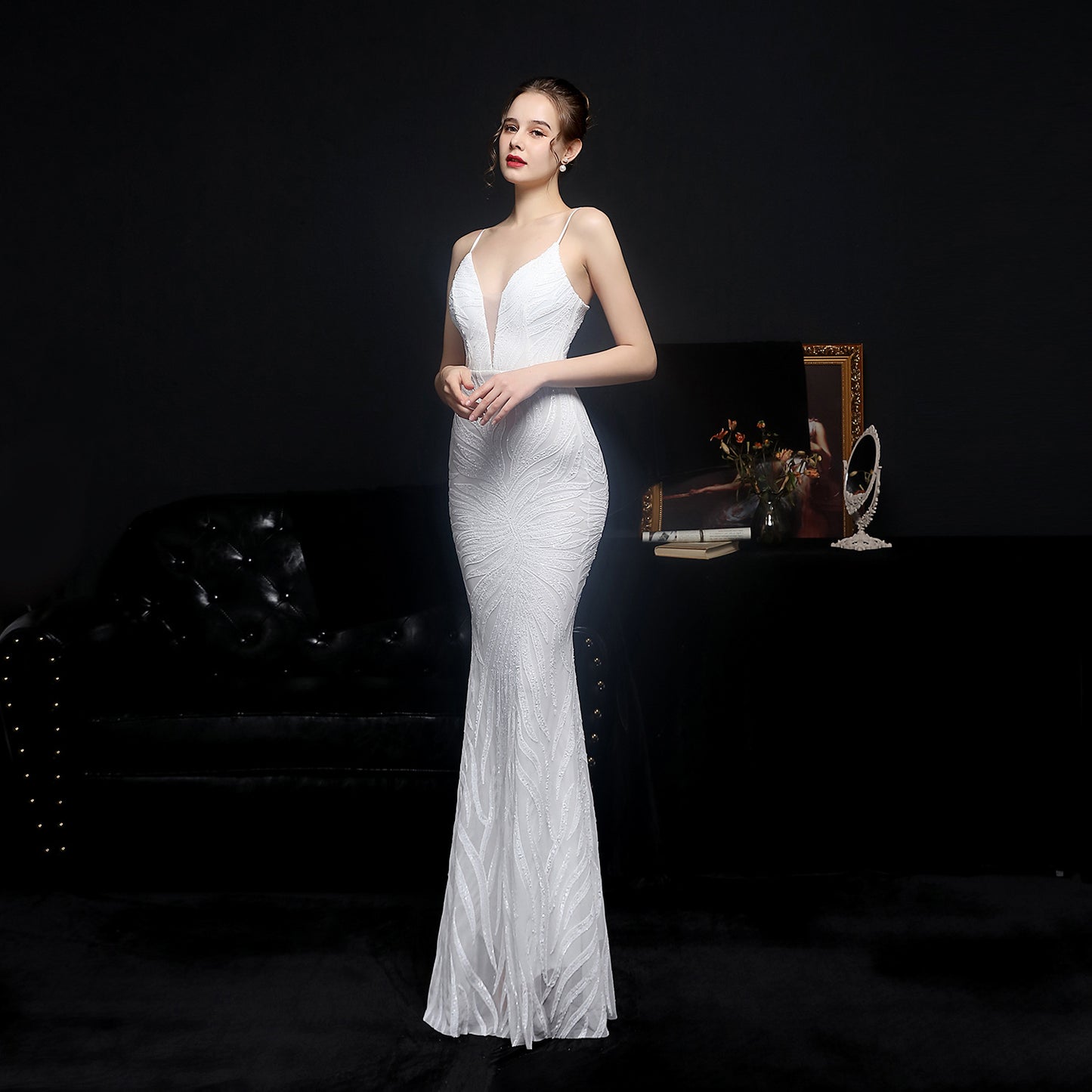 Ayira Royal Fishtail Evening Gown