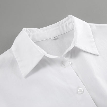 Robe chemise à col polo Nia