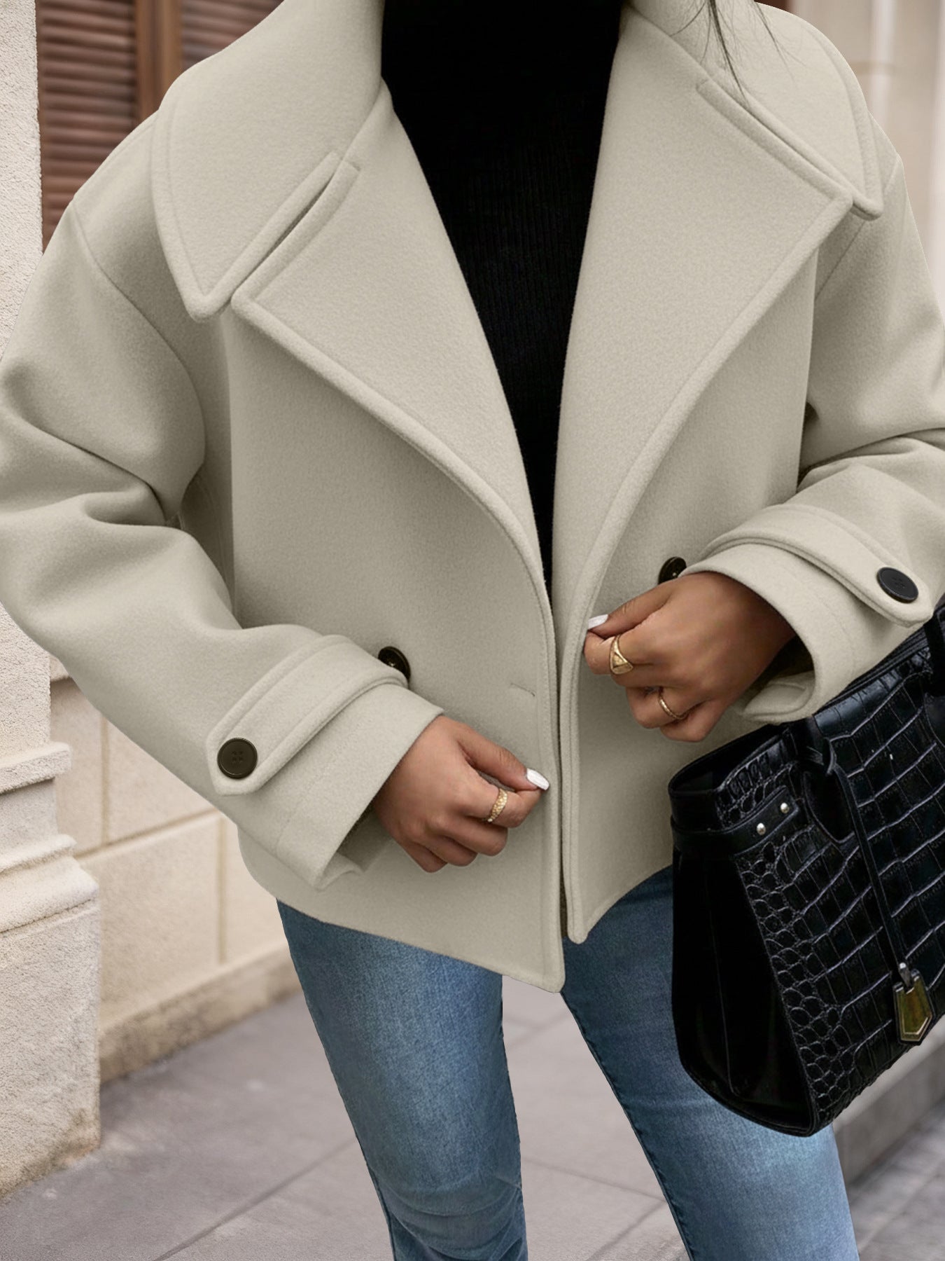 Tendai Double-Breasted Wool Coat