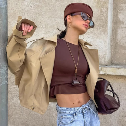Trench-coat croisé Amisi