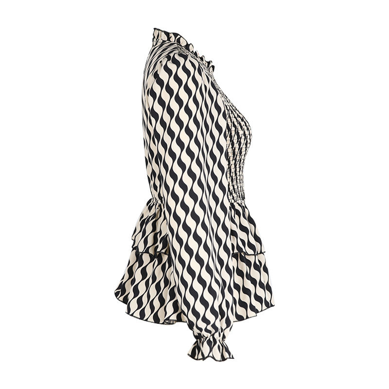 Liora Smock Stripe Top