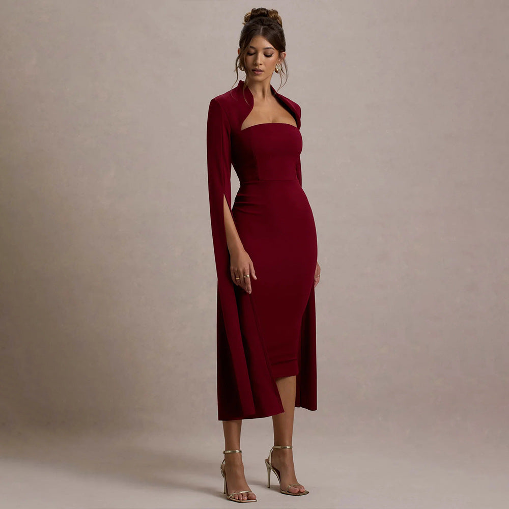 Robe midi Lerato à découpes ruban