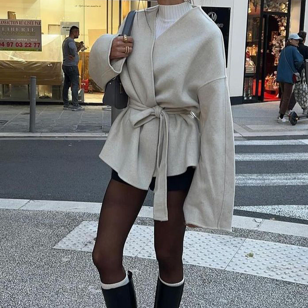 Manteau trench à manches cloche Ayoka