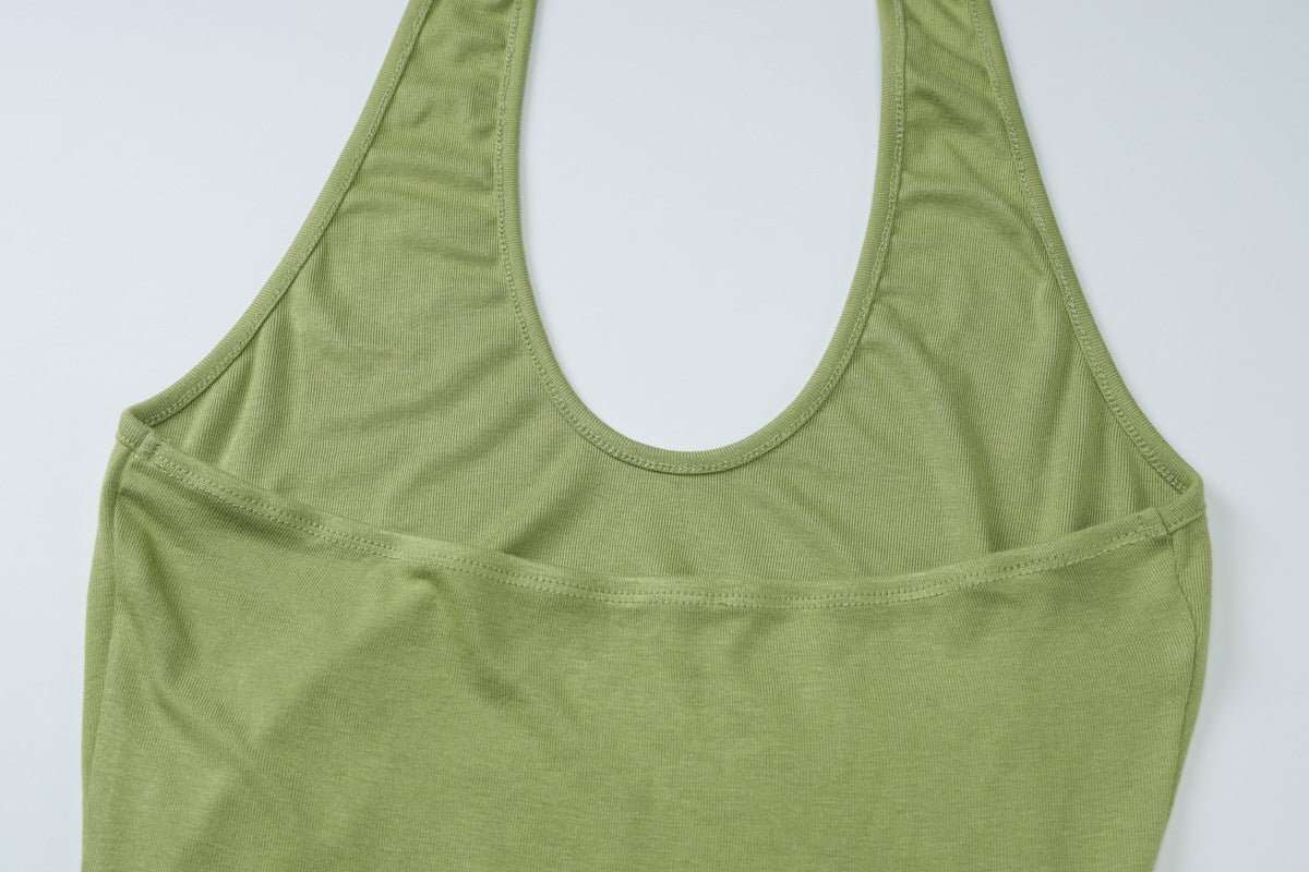 Ekale Streamer Halter Dress