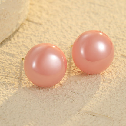 Boucles d'oreilles Amira Glossy Pearl