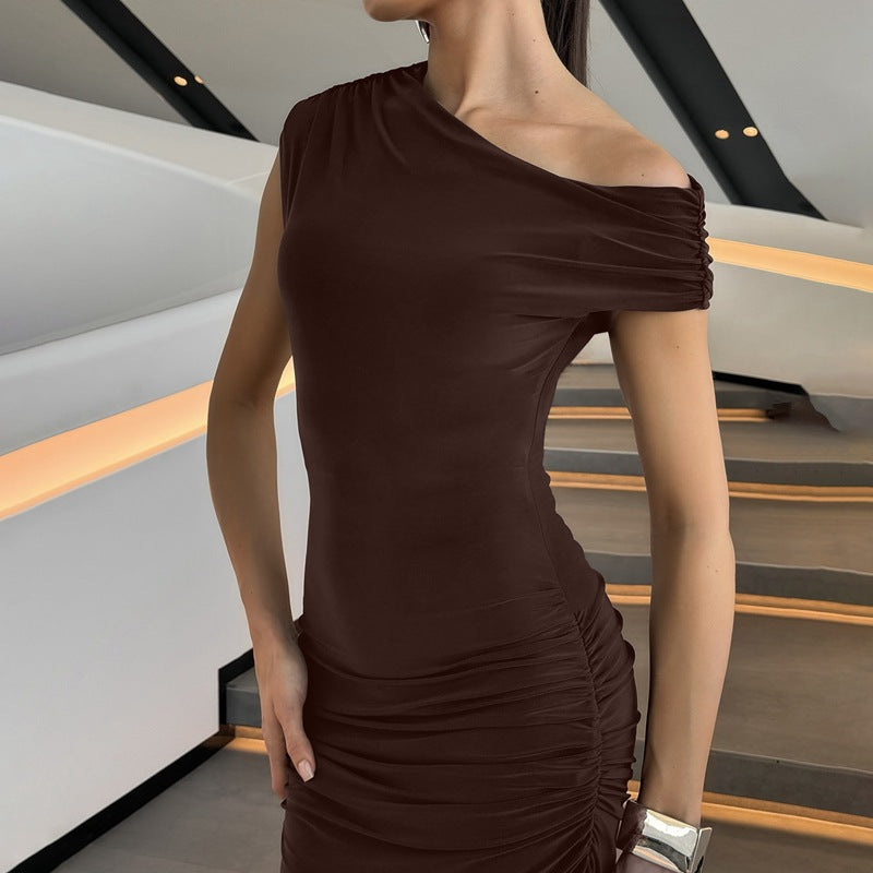 Zama Cutout Pleated Dress