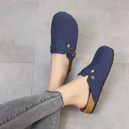Tahlia Frosted Flat Mules