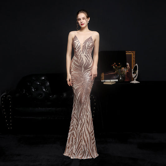 Ayira Royal Fishtail Evening Gown
