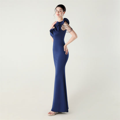 Isoke Pearl Fishtail Couture Gown