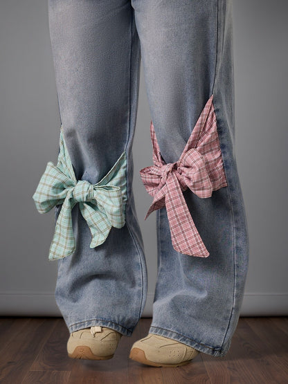 Jean à jambes larges taille haute Zamira Bow