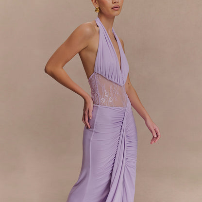 Ayomide Ribbon Cutout Maxi Dress