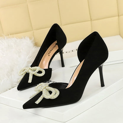 Makena Rhinestone Pearl Pumps