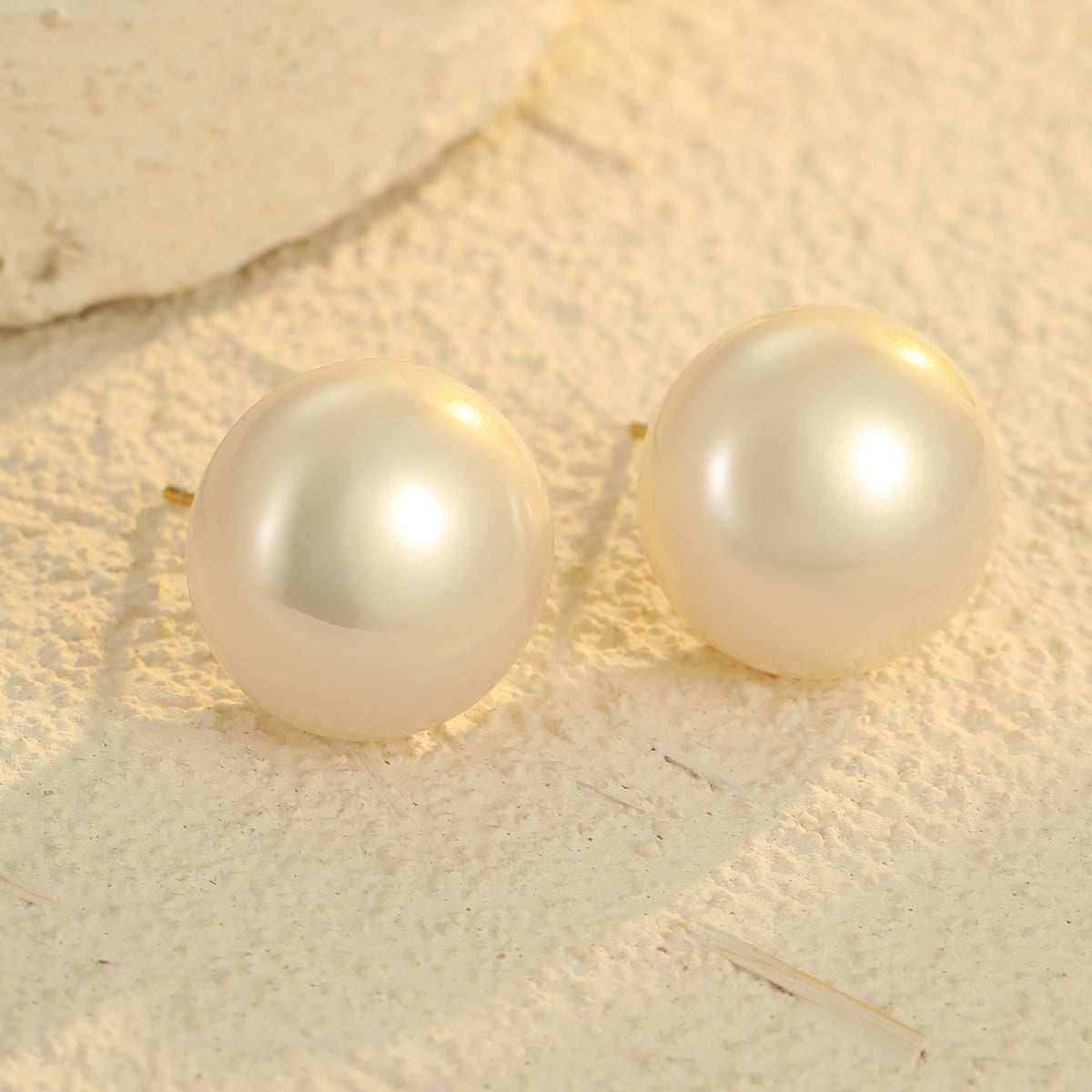 Boucles d'oreilles Amira Glossy Pearl