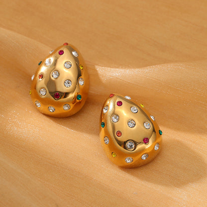 Boucles d'oreilles Zinaya en forme de goutte d'eau