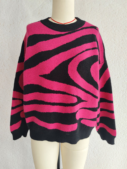 Nadira Ribbon Jacquard Bow Sweater