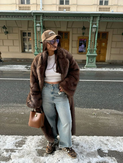 Manteau en fausse fourrure Zafira Lux