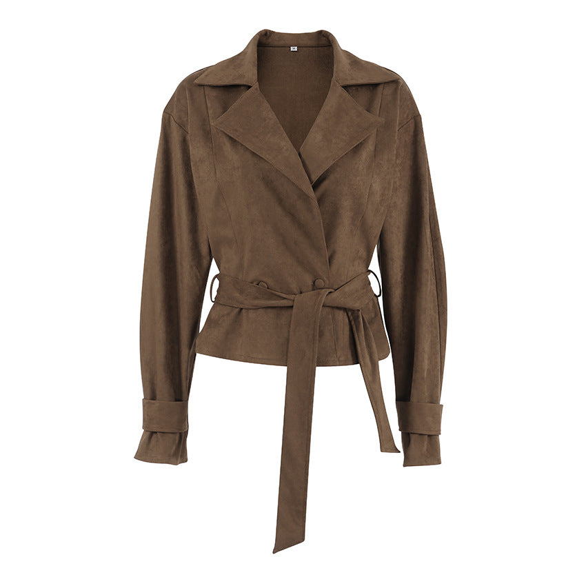 Thabisa Loose Double-Breasted Coat