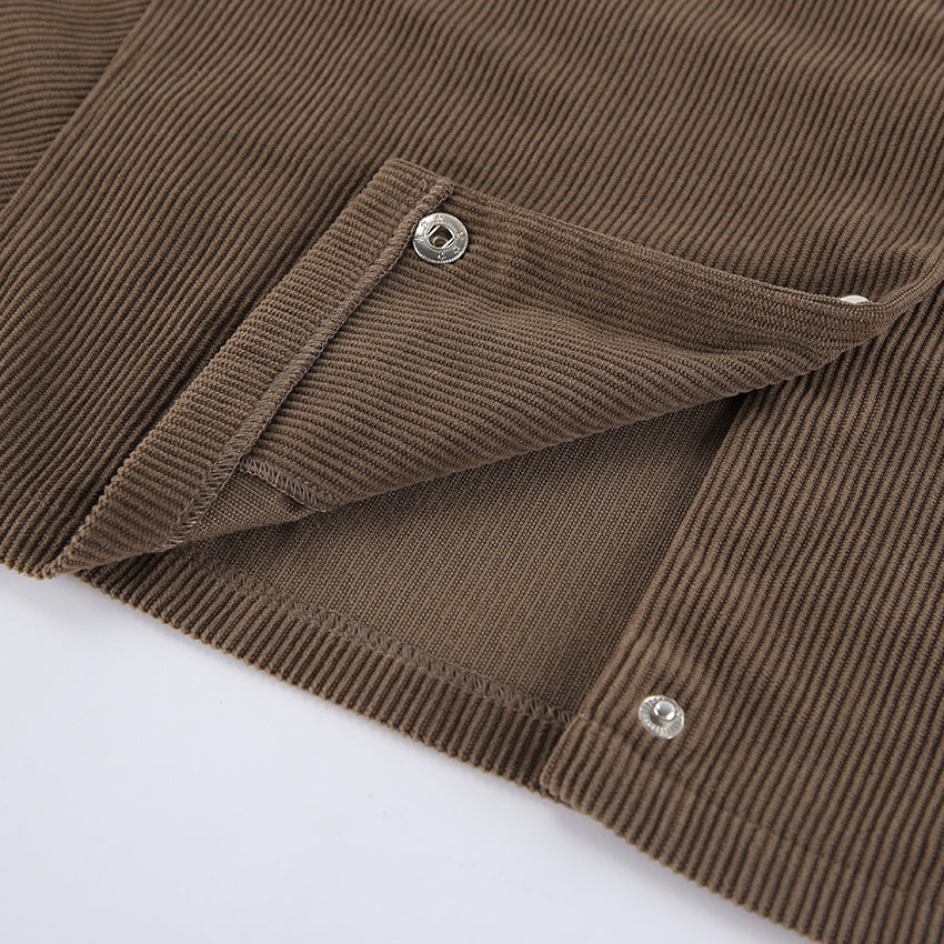 Zola Corduroy Retro Cardigan