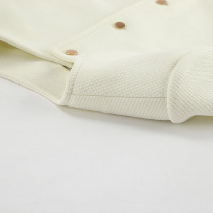 Adesua Apricot Woolen Charm Coat