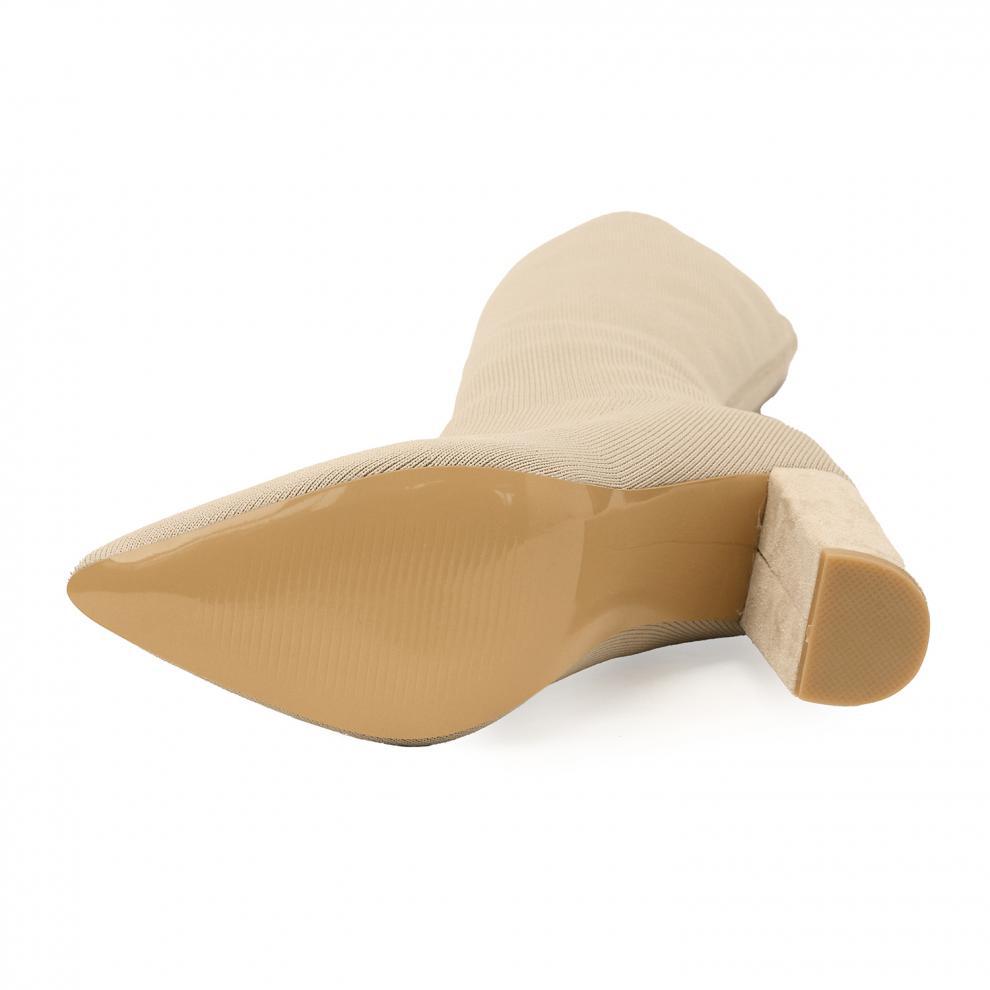 Adanna Knitted Sock Stiletto Boots