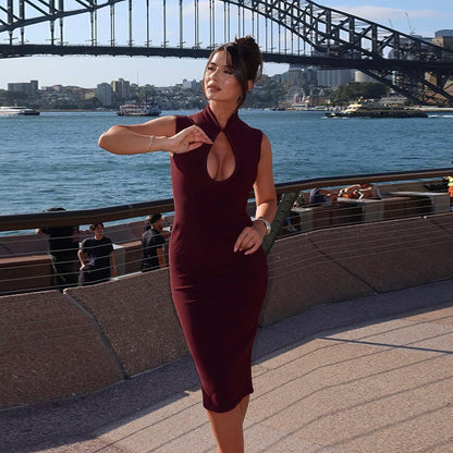 Amara Halo Cutout Dress