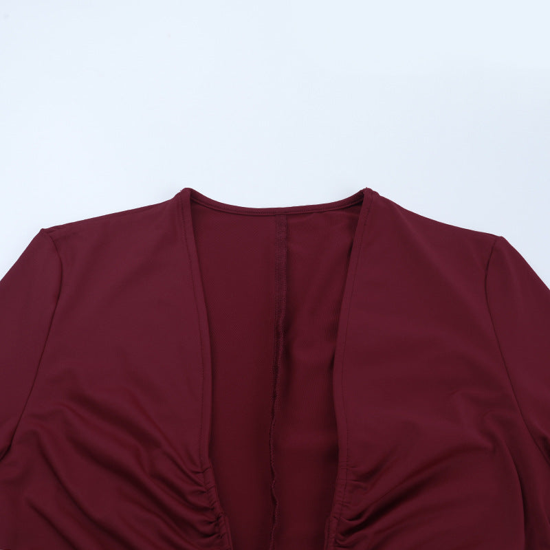 Robe Ayaba à col en U profond