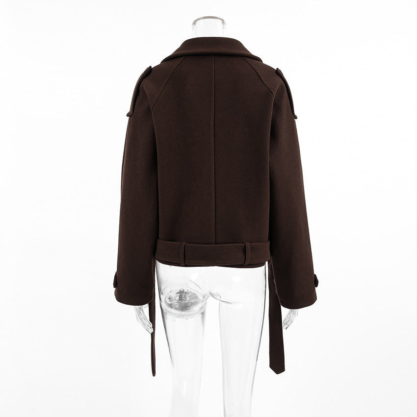 Sihana Double-Breasted Wool Coat