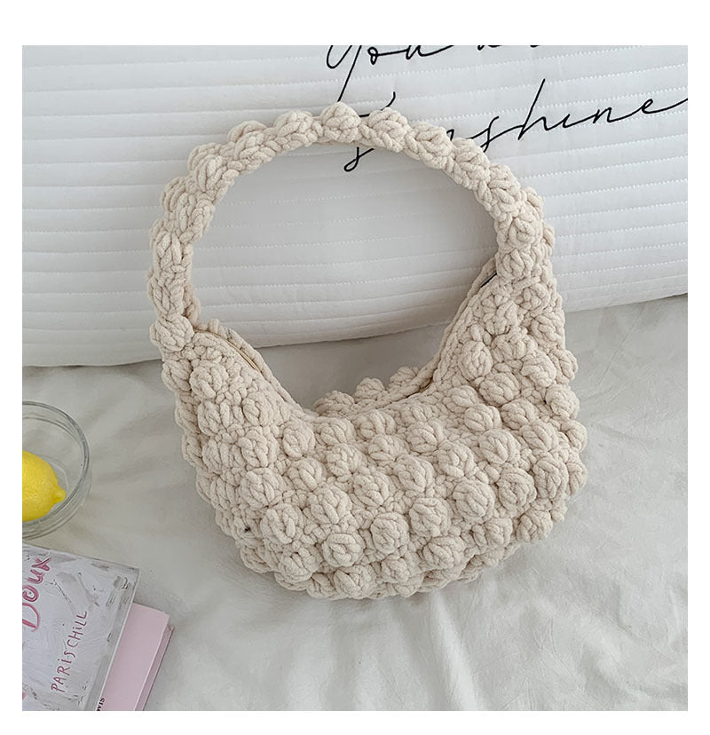 Sac en paille tressée Lua Seaside