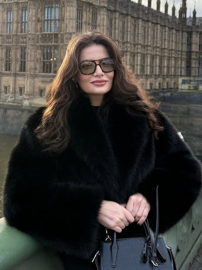 Elvienne Turn-Down Collar Coat