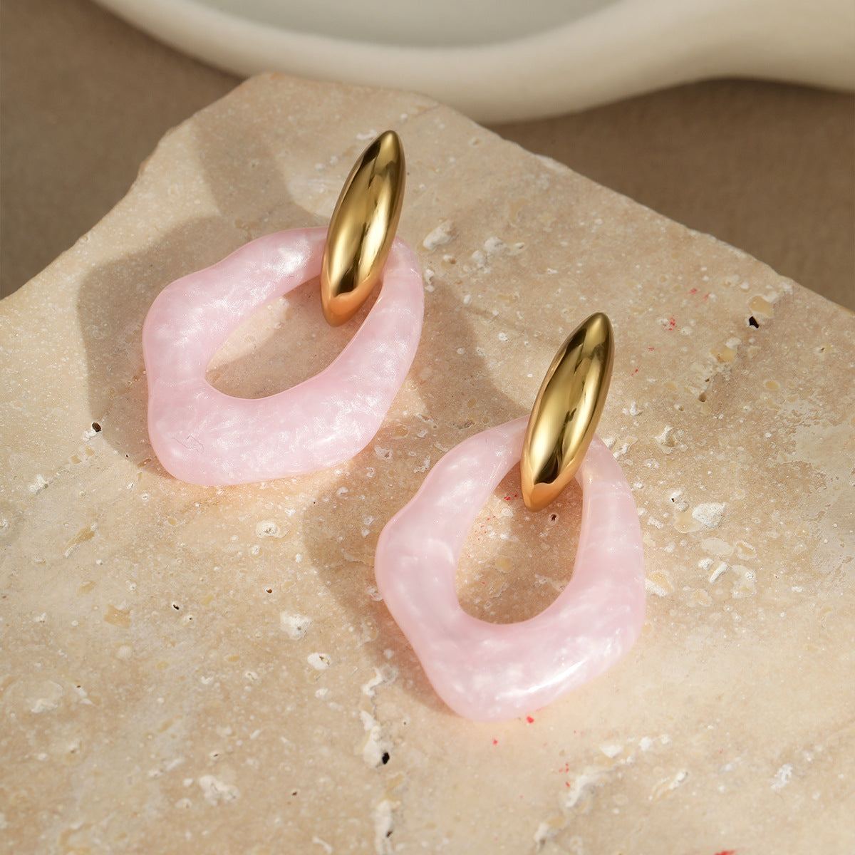 Nyali Macaron Resin Earrings