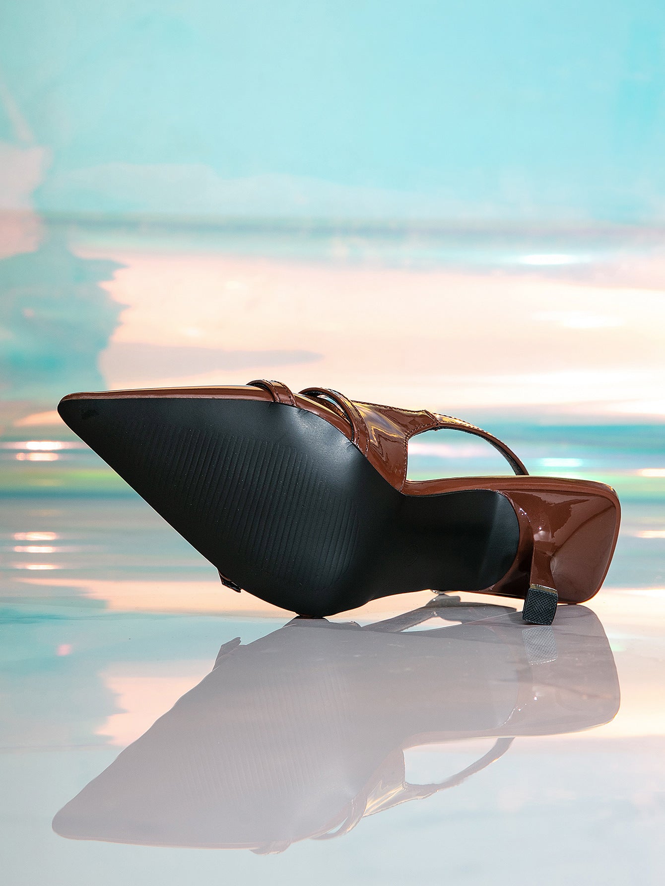Chaussures Roselle en cuir verni français