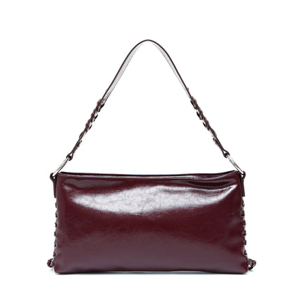 Crossbody Bag Niche Trendy Cool Women Bag High Sense Tassel Rivets Portable Small Square Bag Office Shoulder Bag