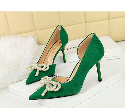 Makena Rhinestone Pearl Pumps