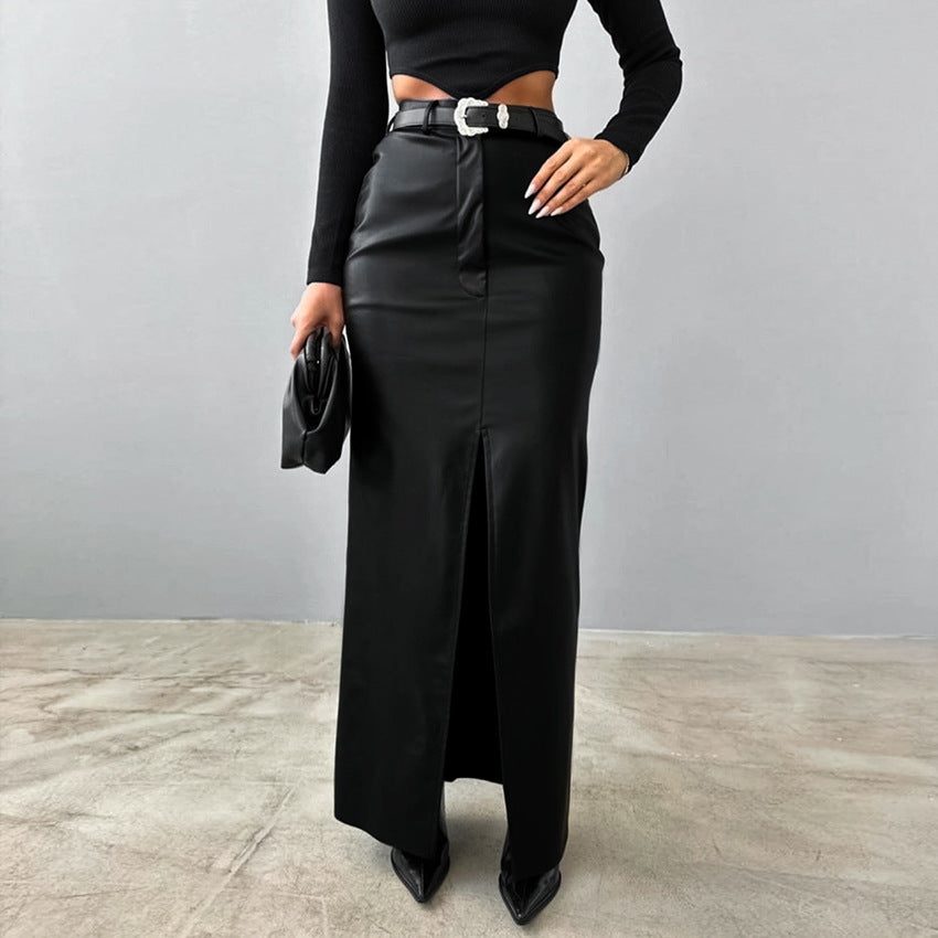 ZINNA Luxe Slit Skirt