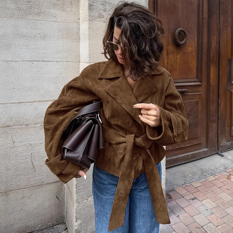 Thabisa Loose Double-Breasted Coat