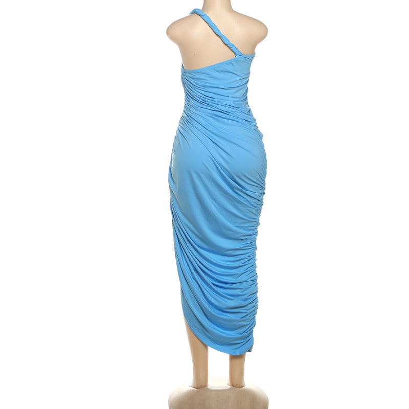 Ayomide Pleated Slit Dress