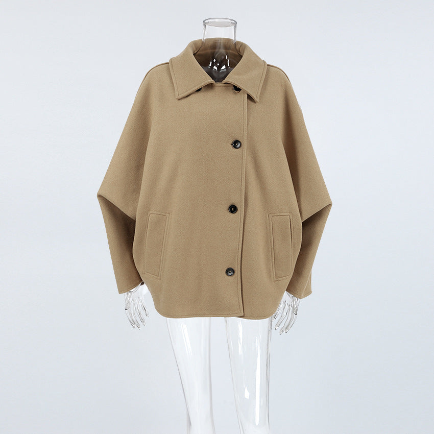 Gilet en laine Adaeze à manches chauve-souris