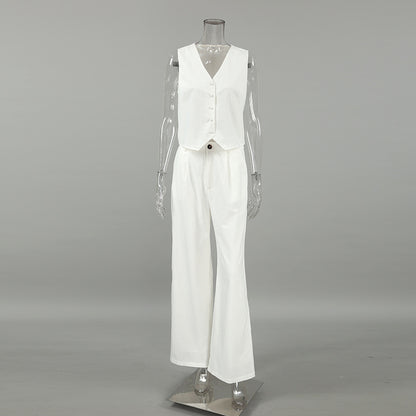 Asha Linen Vest Set