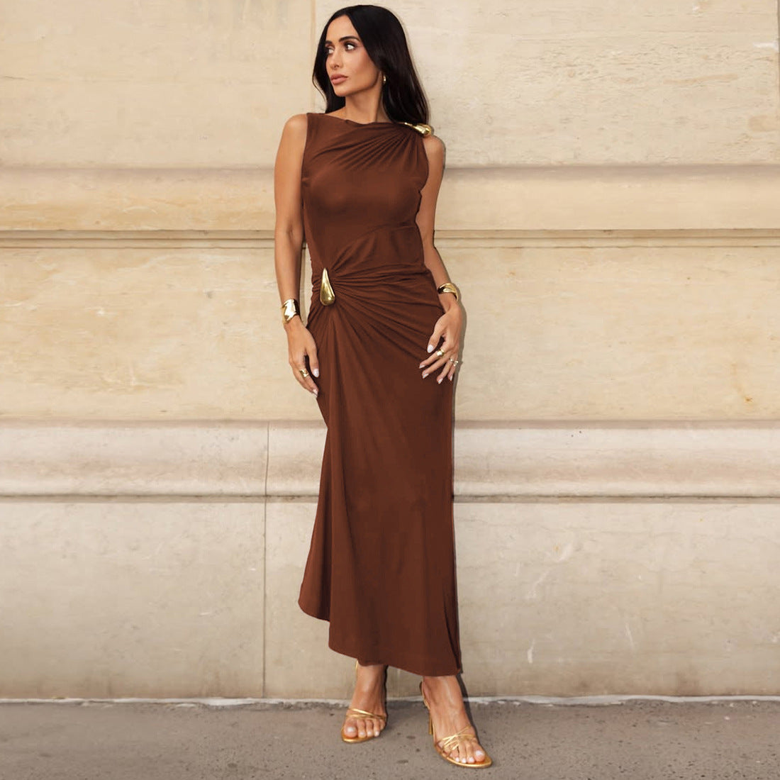 Robe fourreau Kesi Metallic Charm