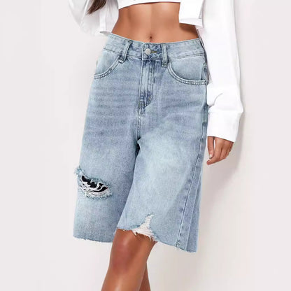 Nolisa Retro Worn High Waist Jeans