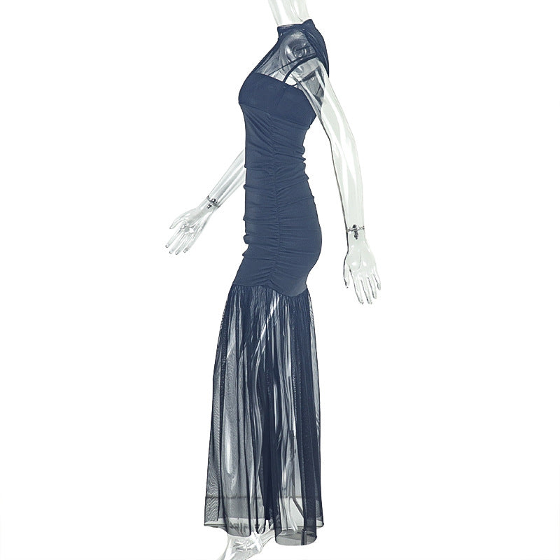 Robe Talia à manches courbes