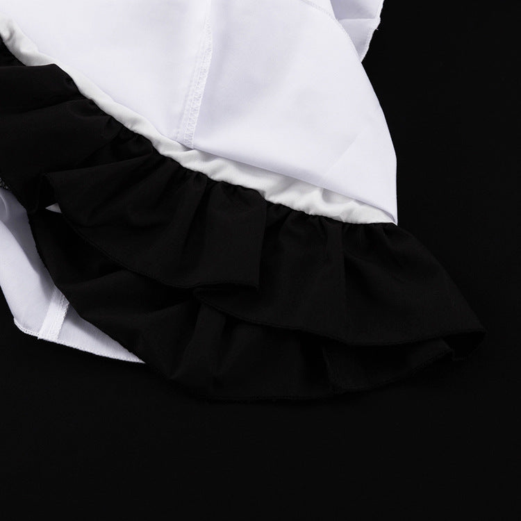 Robe bouffante Zaria Noir