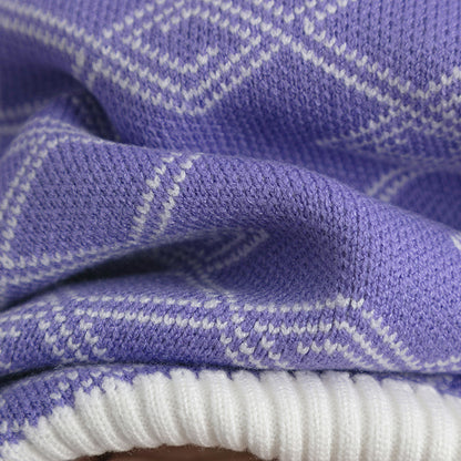 Makena Jacquard Round-Neck Sweater