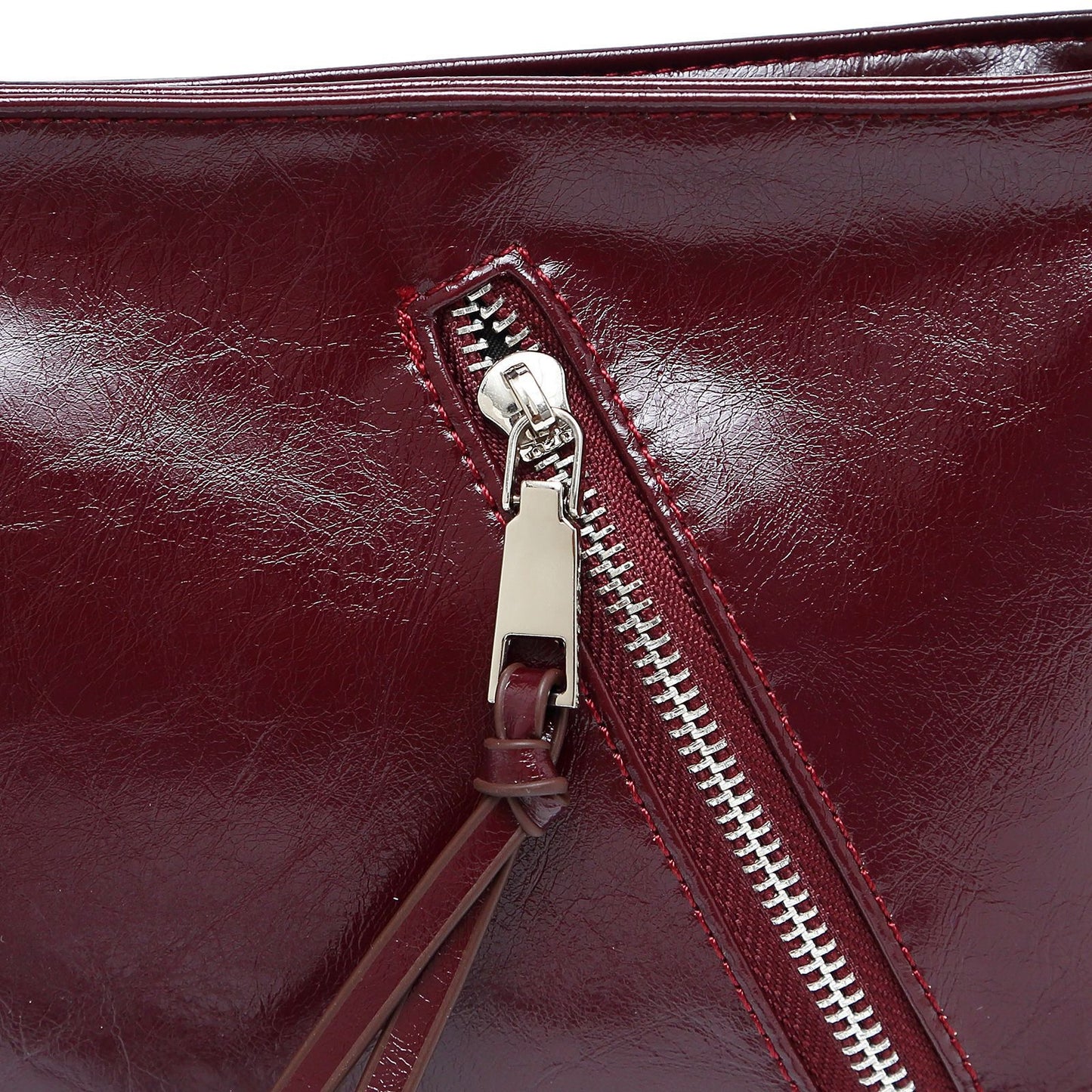 Crossbody Bag Niche Trendy Cool Women Bag High Sense Tassel Rivets Portable Small Square Bag Office Shoulder Bag