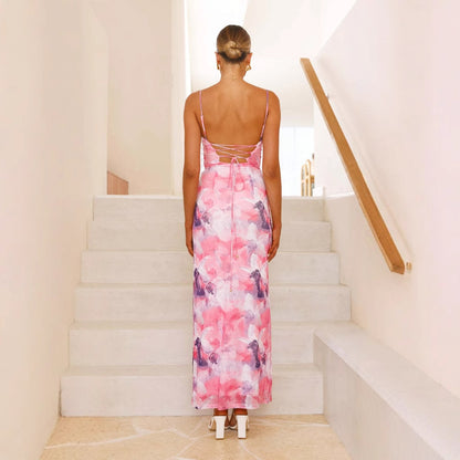 Robe gilet imprimée Ayo Soleil