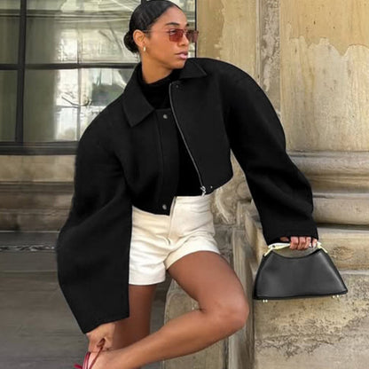 Nyasha Machete Wool Zip Coat
