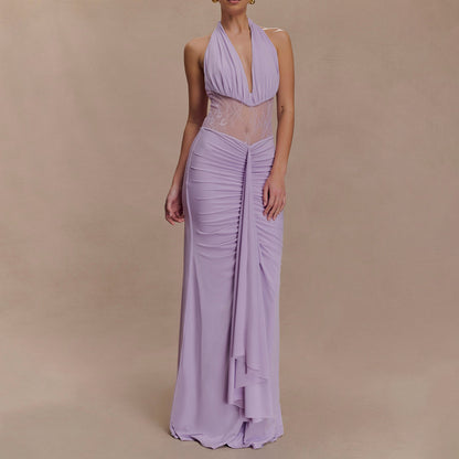 Ayomide Ribbon Cutout Maxi Dress