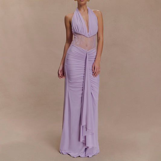 Ayomide Ribbon Cutout Maxi Dress