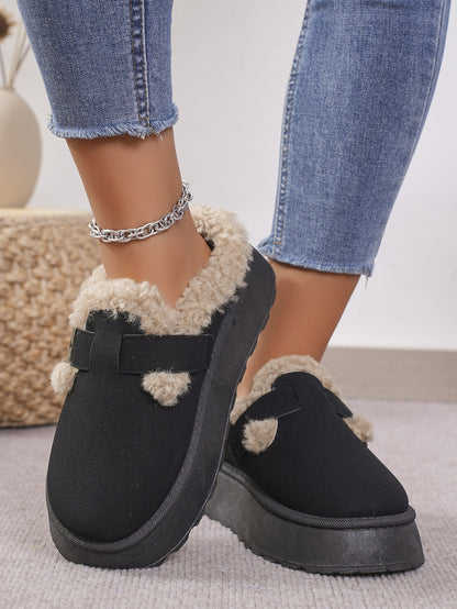 Zahara Frost Plush Slippers